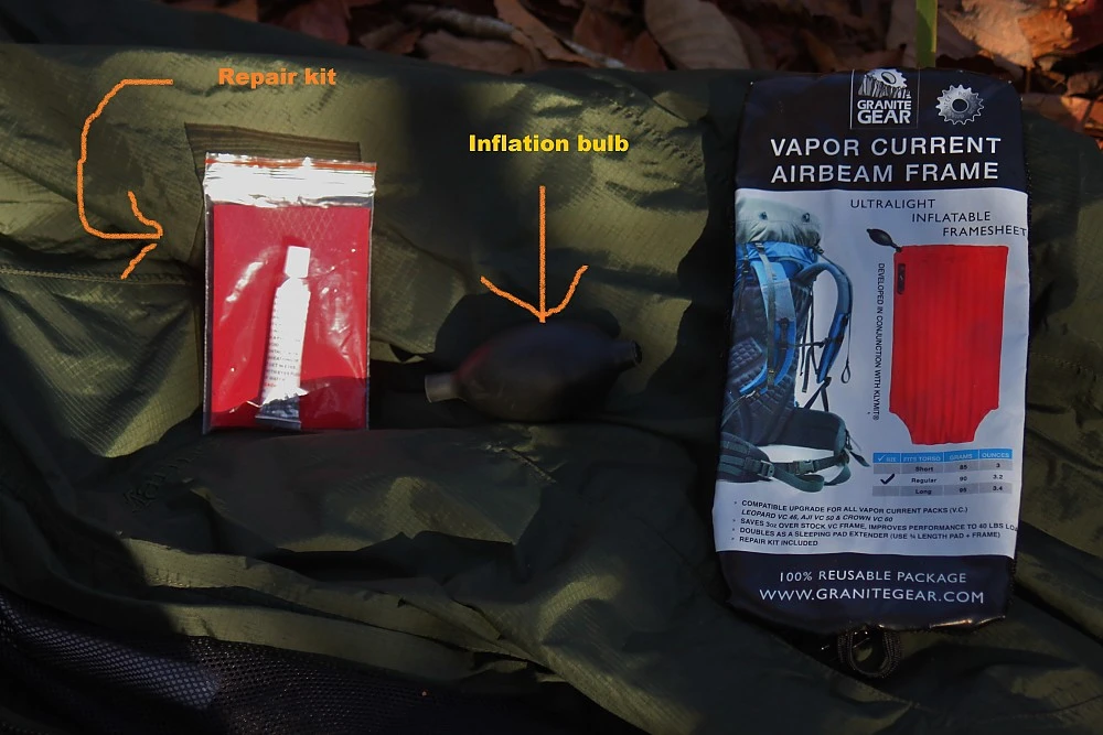 Granite Gear Vapor Current Airbeam Frame - Image 14