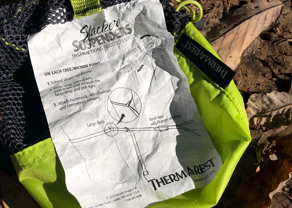 Therm-a-Rest Slacker Suspenders Hanging Kit - Image 17